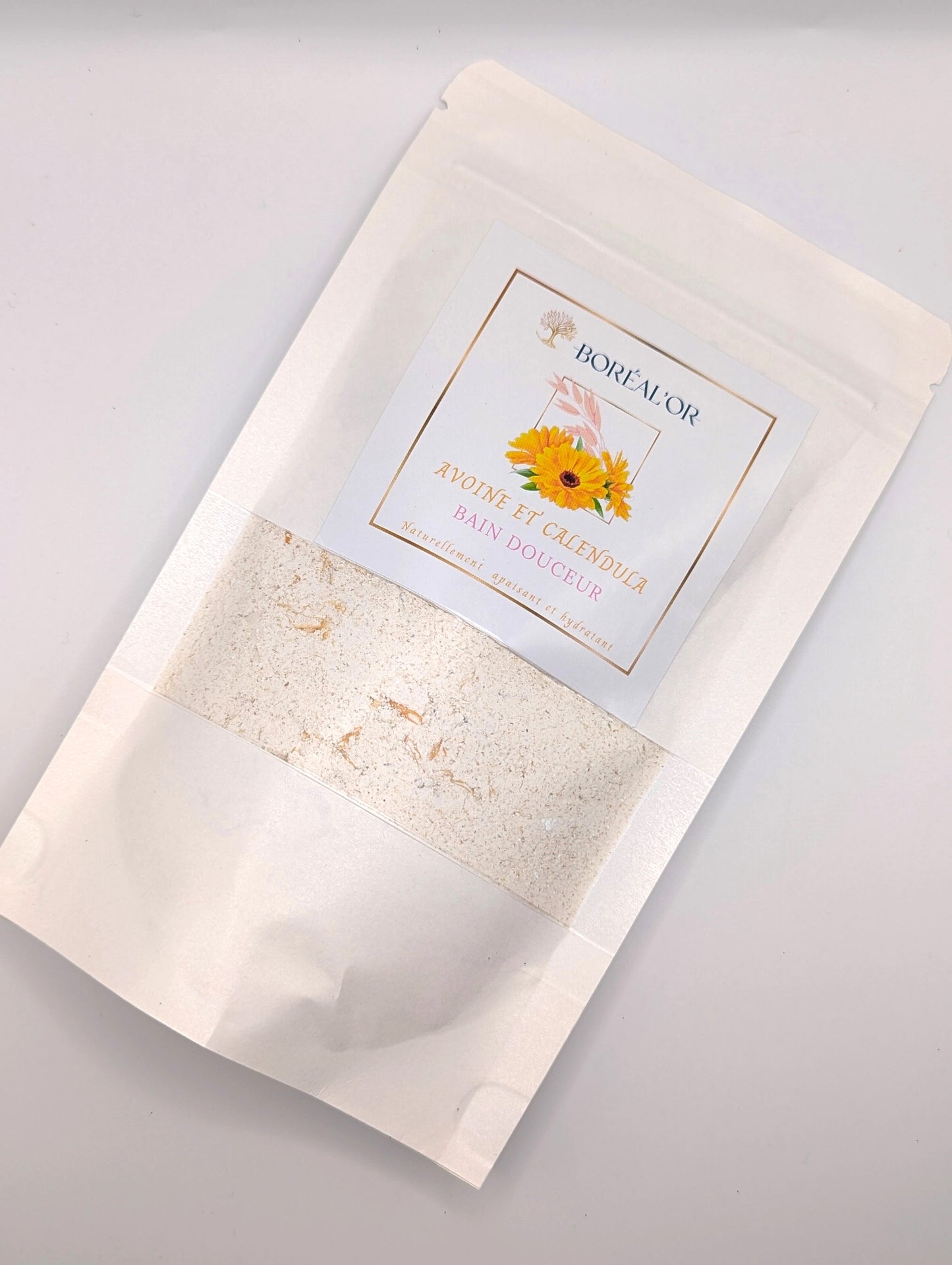 Gentle oat and calendula bath