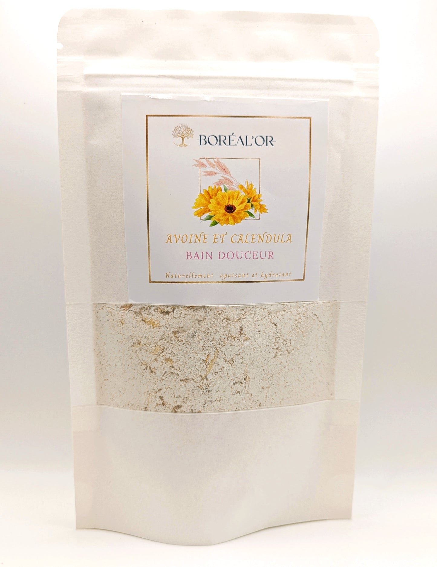 Gentle oat and calendula bath