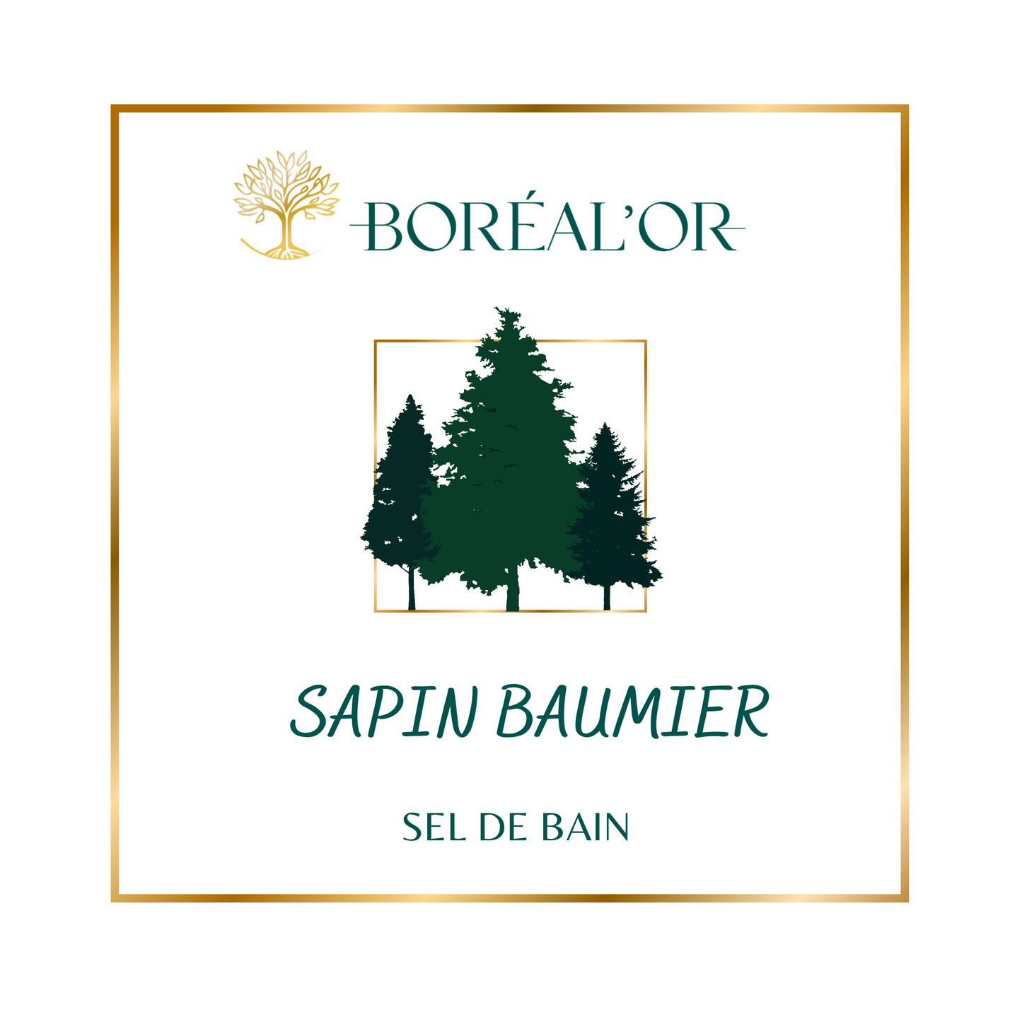 Sel de bain - Sapin Baumier