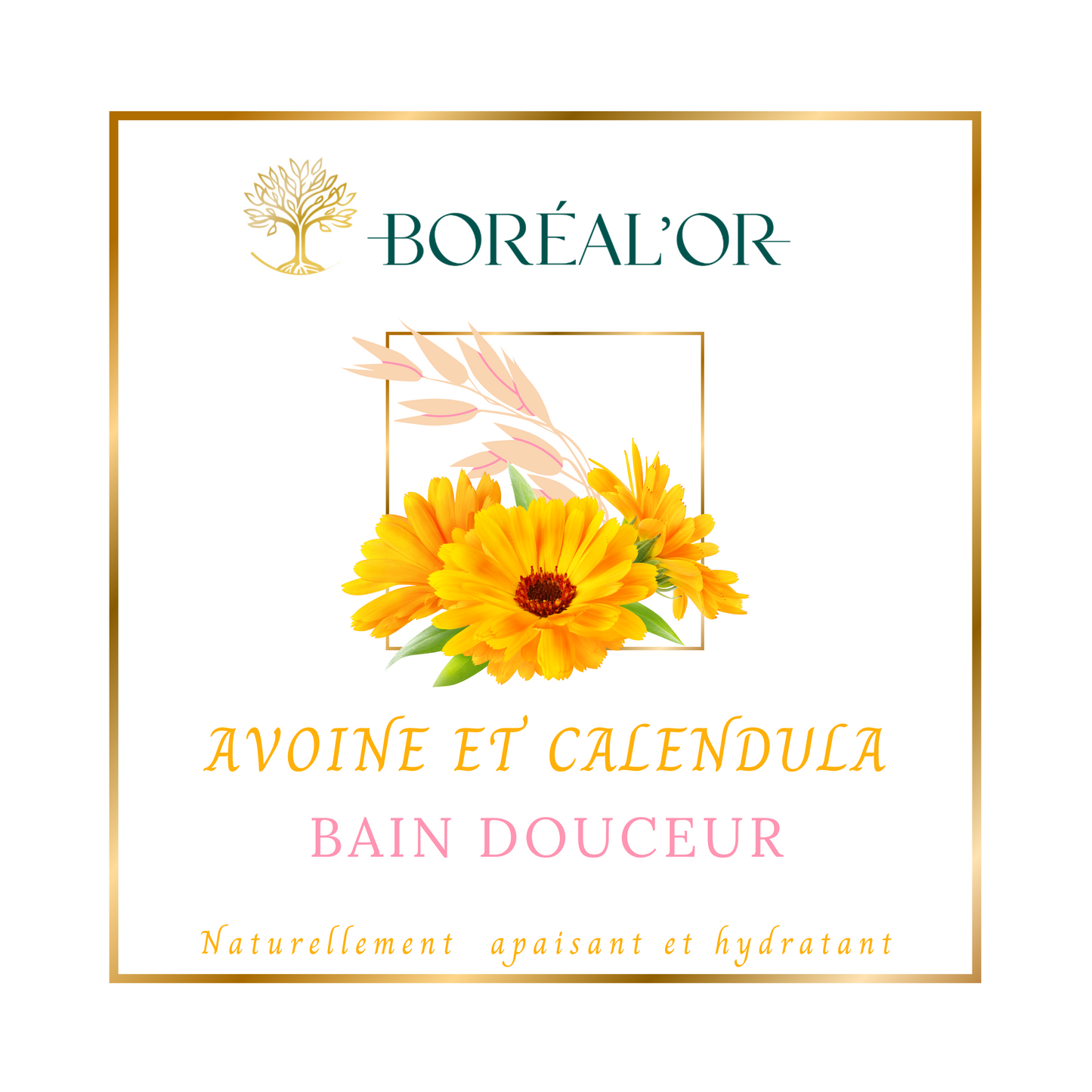 Bain Douceur avoine et calendula