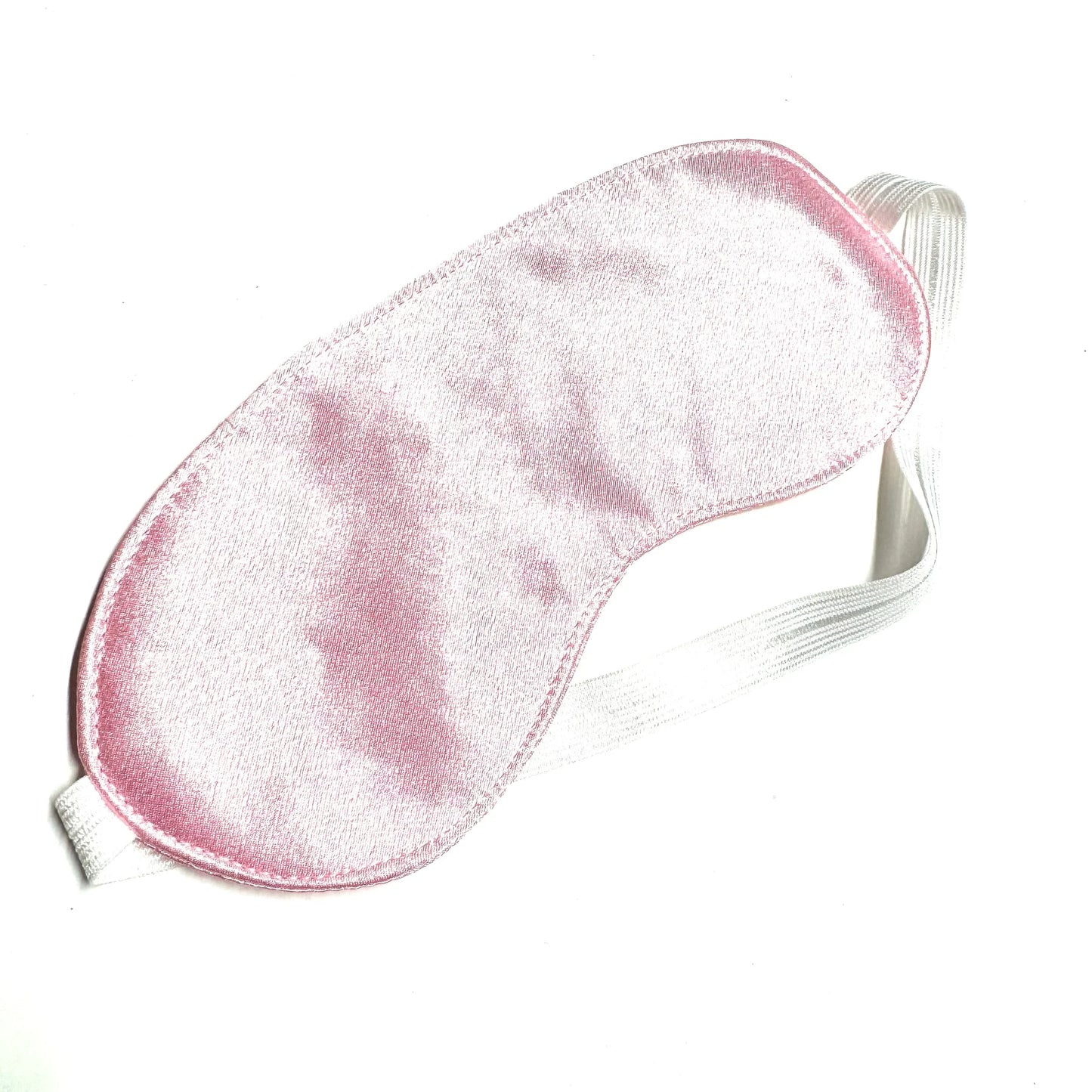Masque de sommeil - satin - Rose doux