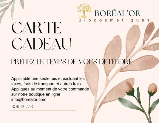 Carte-Cadeau Boréal'Or inc.