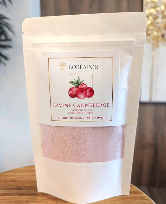 Poudre de bain- Divine Canneberge